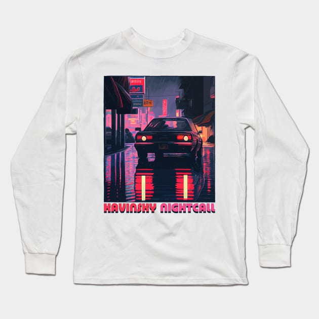 Kavinsky  • • • • Retro Style Original Fan Design Long Sleeve T-Shirt by unknown_pleasures